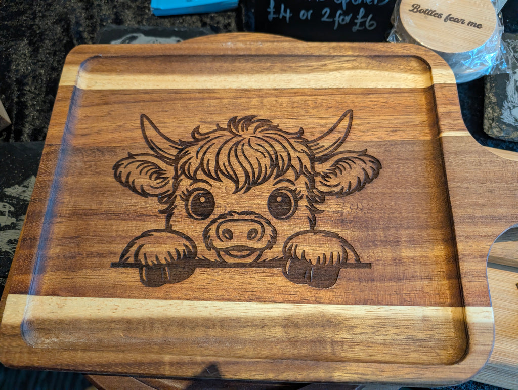 Laser Engraved Chopping Board