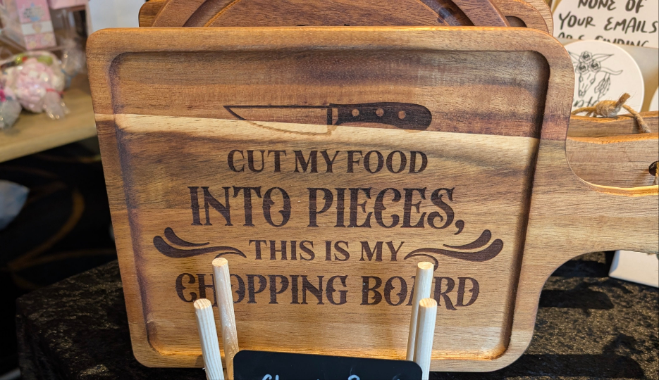 Laser Engraved Chopping Board
