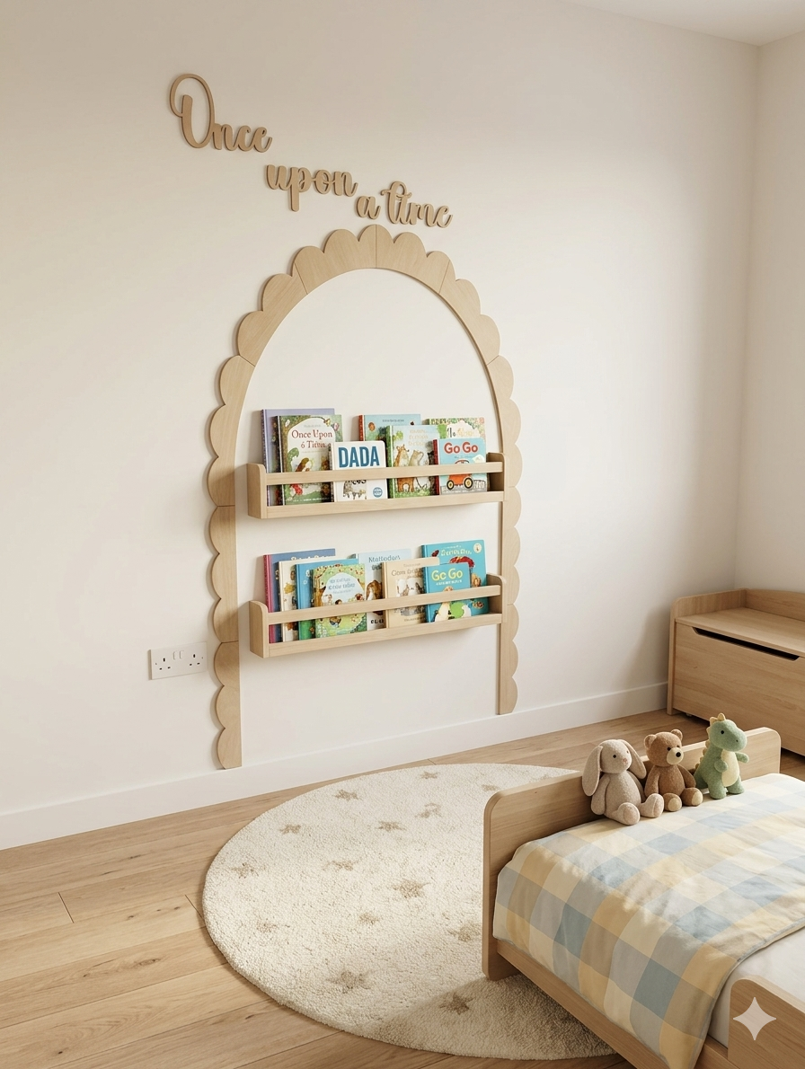 Once Upon A Time wall art for nursery or child's bedroom wall