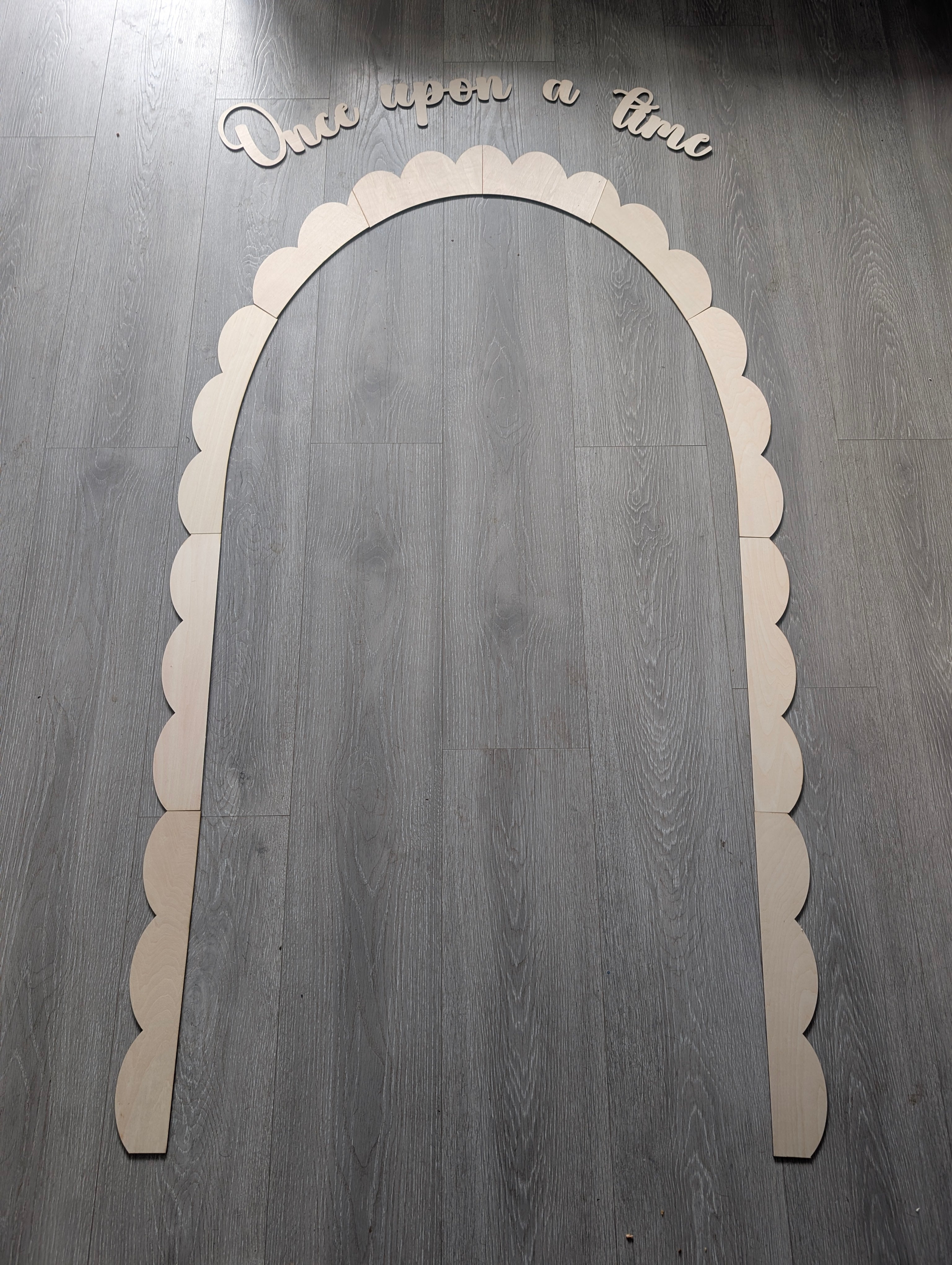 Once Upon A Time wall art for nursery or child's bedroom wall